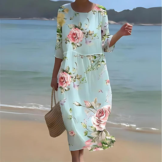 Yasmin™ Elegant Floral Dress